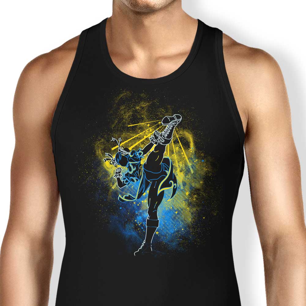 Chun Li Art Tank Top - Adult & Kids T-Shirts, Sweatshirts & Hoodies apparel design preview 1
