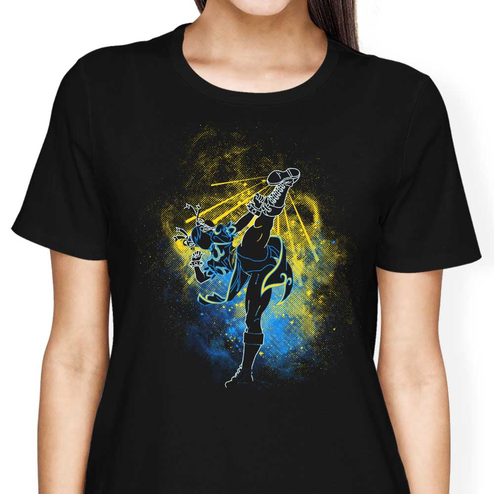 Chun Li Art Women's Apparel - Adult & Kids T-Shirts, Sweatshirts & Hoodies apparel design preview 2