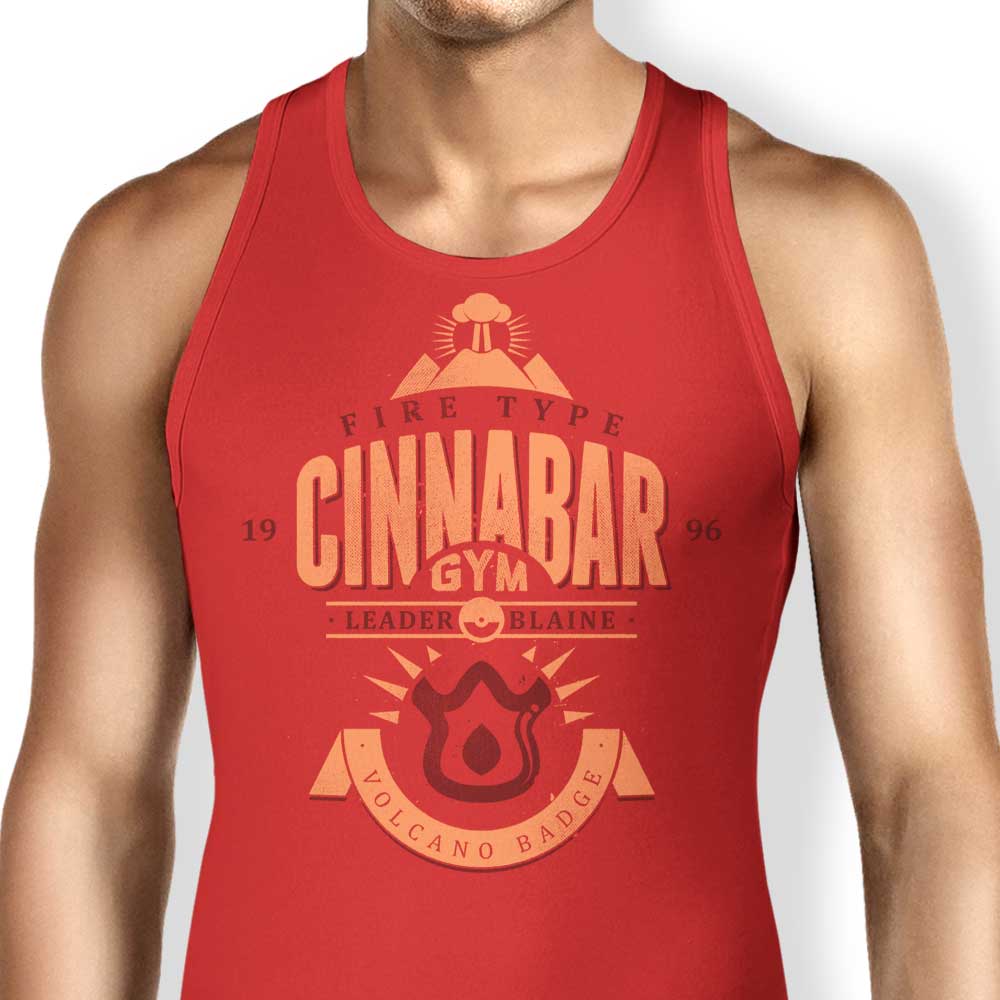 Cinnabar Island Gym Tank Top - Adult & Kids T-Shirts, Sweatshirts & Hoodies apparel design preview 1