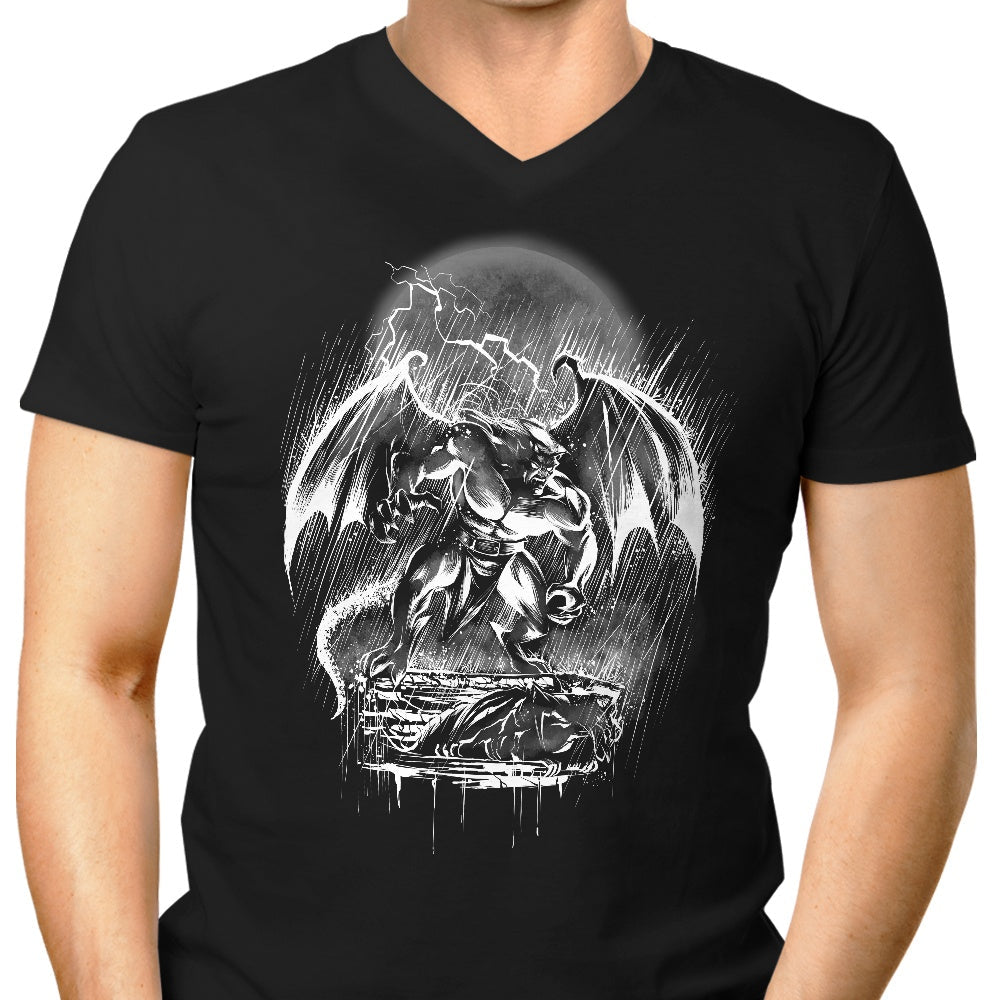 City Protector Men's V-Neck - Adult & Kids T-Shirts, Sweatshirts & Hoodies apparel design preview 1