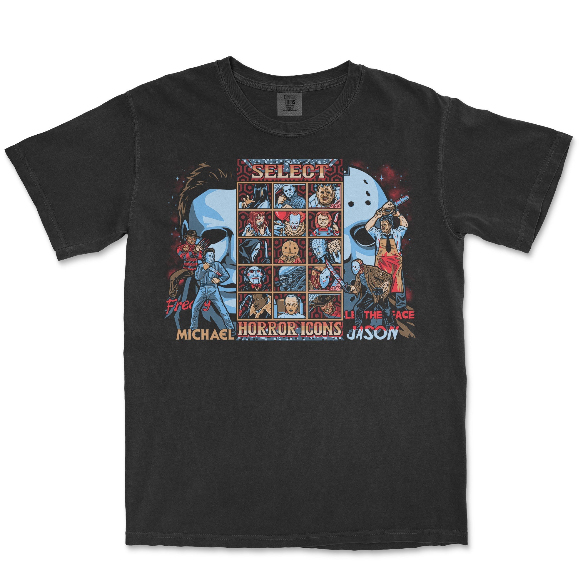 Clash of Horror Comfort Colors - Adult & Kids T-Shirts, Sweatshirts & Hoodies apparel design preview 1