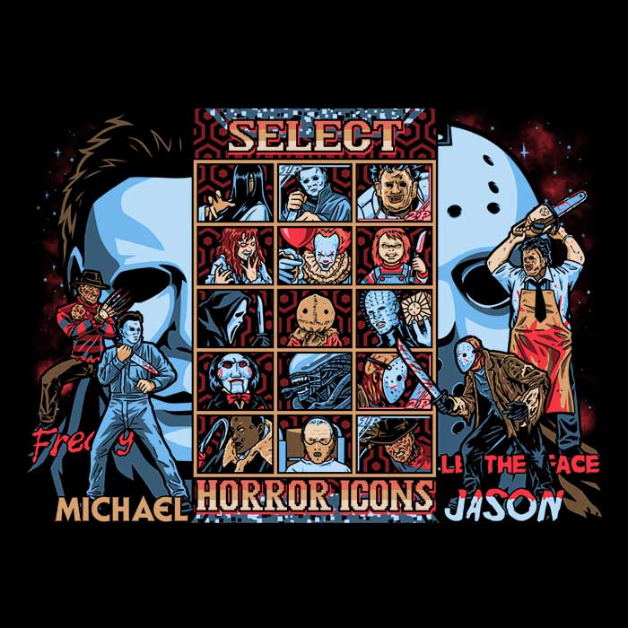 Clash of Horror Women's Apparel - Adult & Kids T-Shirts, Sweatshirts & Hoodies apparel design preview 2