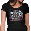 Clash of Horror Women's V-Neck - Adult & Kids T-Shirts, Sweatshirts & Hoodies apparel design preview 1