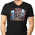 Clash of Horror Men's V-Neck - Adult & Kids T-Shirts, Sweatshirts & Hoodies apparel design preview 1