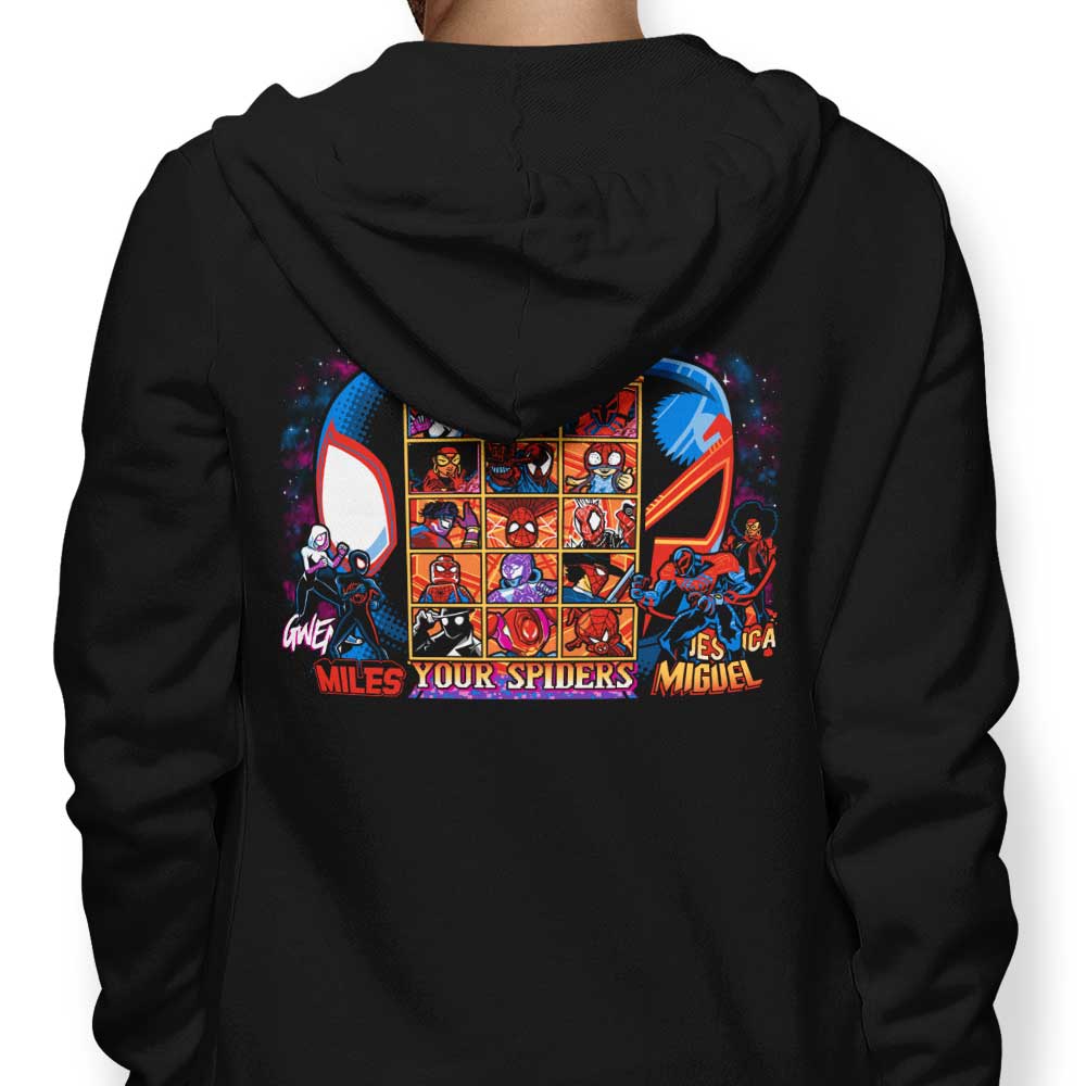 Clash of Spiders - Adult & Kids T-Shirts, Sweatshirts & Hoodies apparel design preview 1