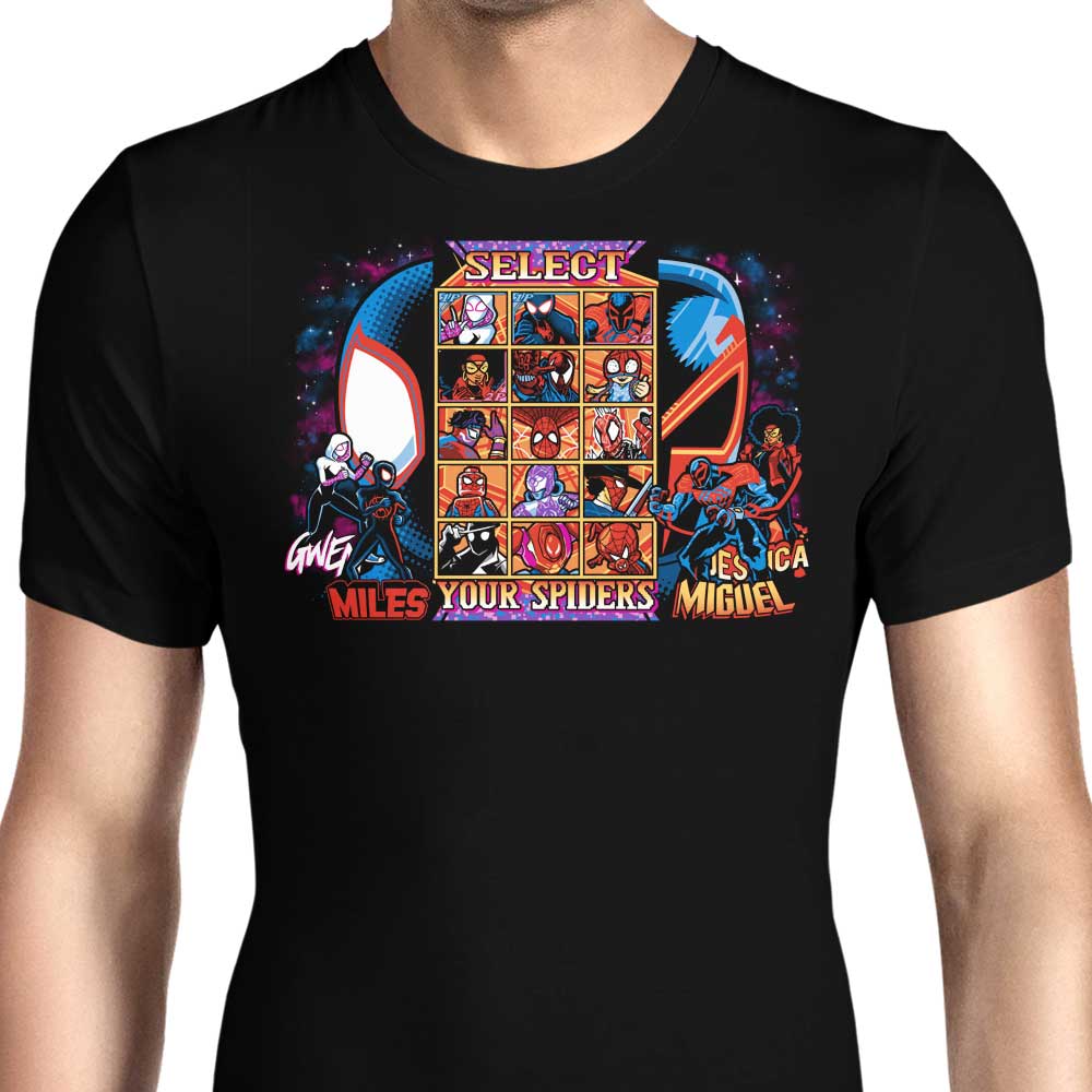 Clash of Spiders Men's Apparel - Adult & Kids T-Shirts, Sweatshirts & Hoodies apparel design preview 1