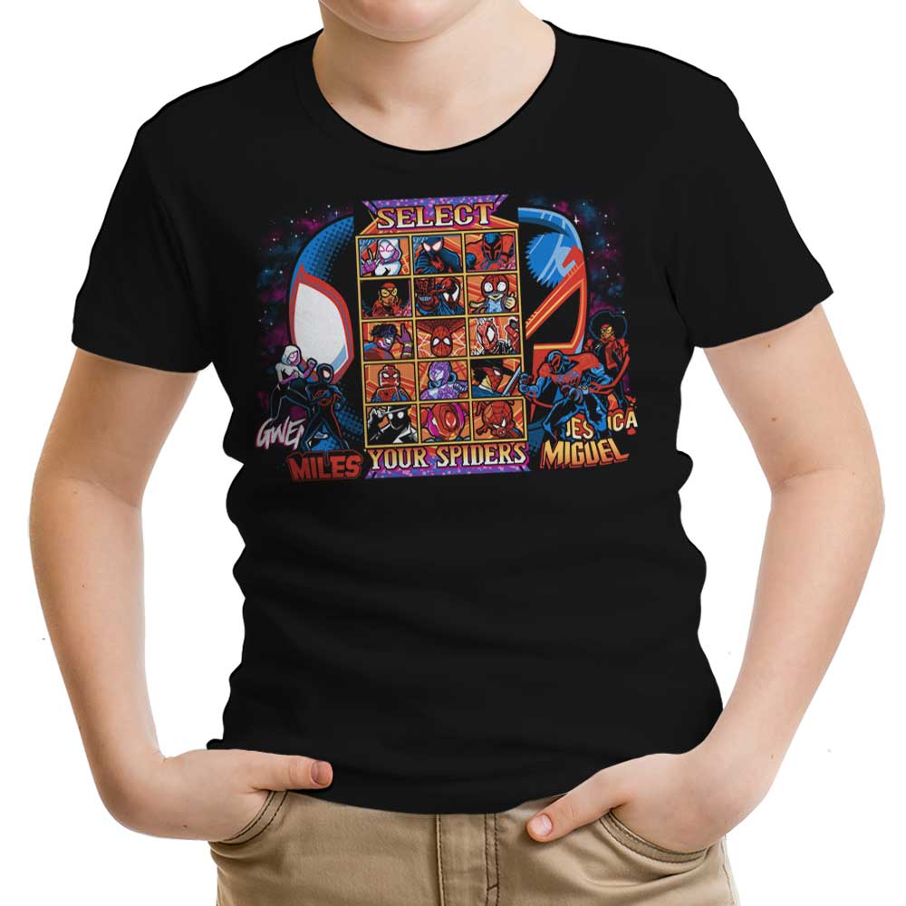 Clash of Spiders Youth Apparel - Adult & Kids T-Shirts, Sweatshirts & Hoodies apparel design preview 1