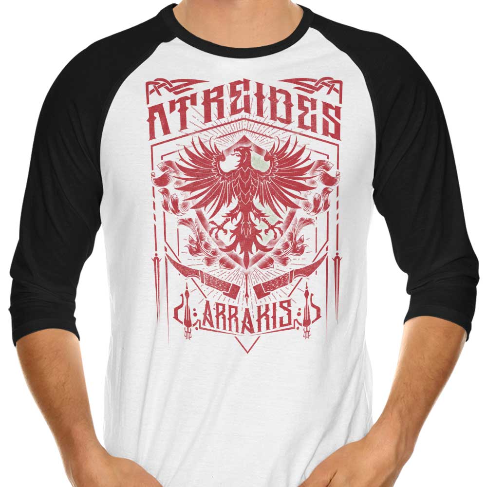Classic Atreides 3/4 Sleeve Raglan - Adult & Kids T-Shirts, Sweatshirts & Hoodies apparel design preview 1