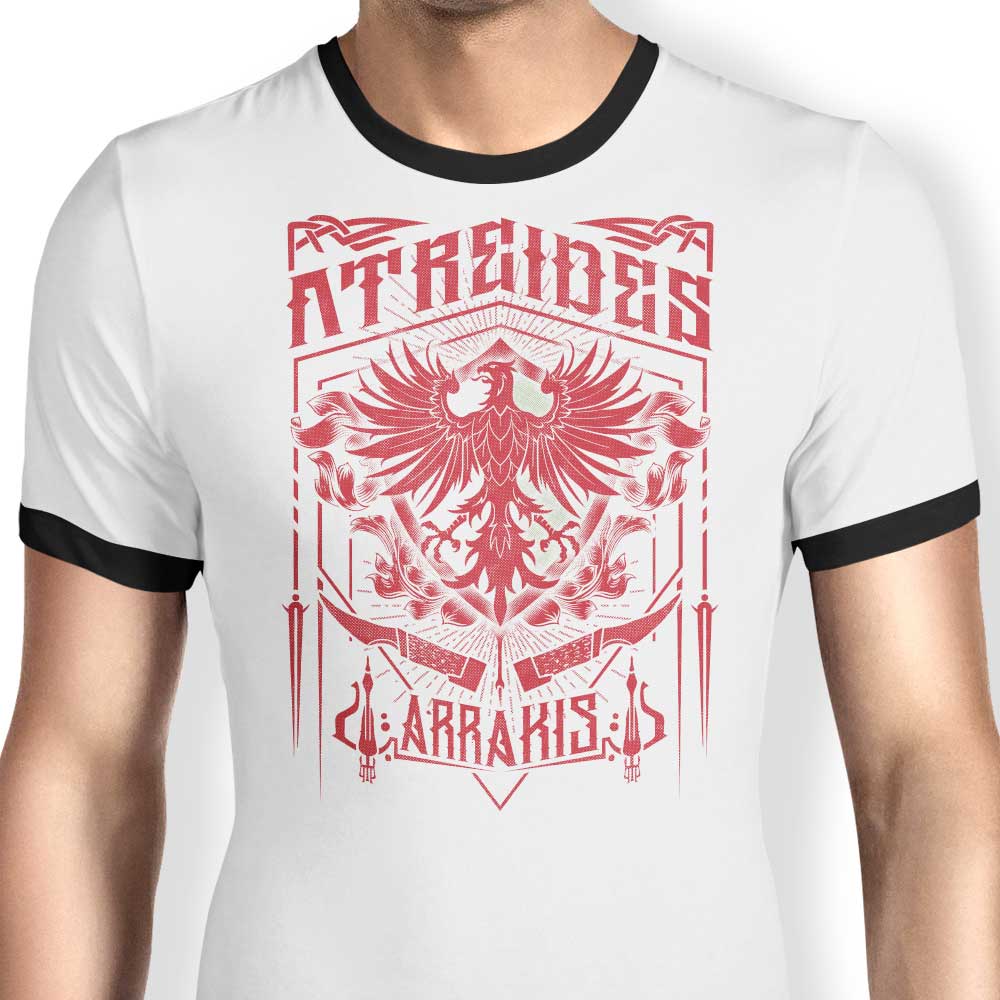 Classic Atreides Ringer - Adult & Kids T-Shirts, Sweatshirts & Hoodies apparel design preview 1