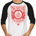 Classic Fire 3/4 Sleeve Raglan - Adult & Kids T-Shirts, Sweatshirts & Hoodies apparel design preview 1
