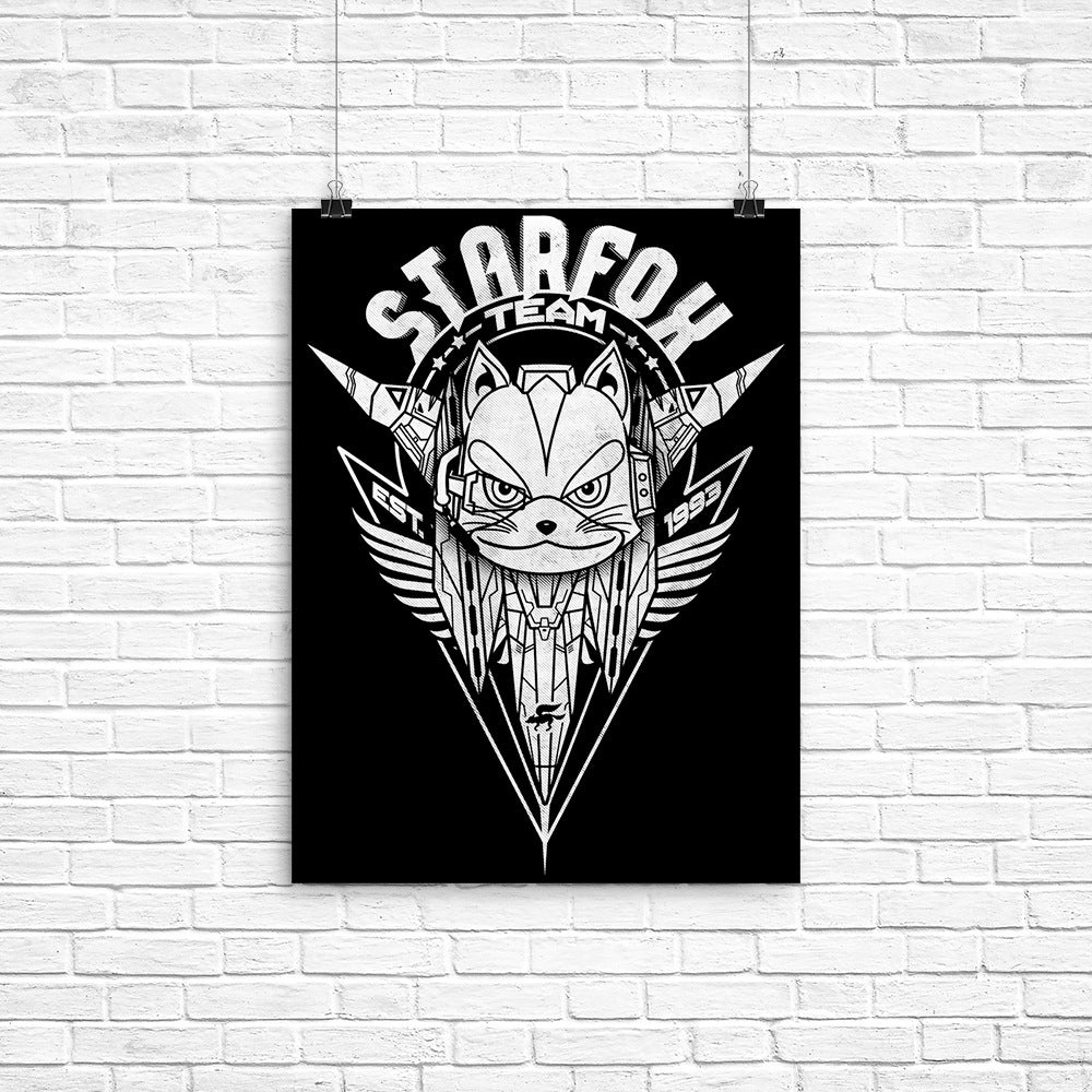 Classic Fox Poster - Adult & Kids T-Shirts, Sweatshirts & Hoodies apparel design preview 1