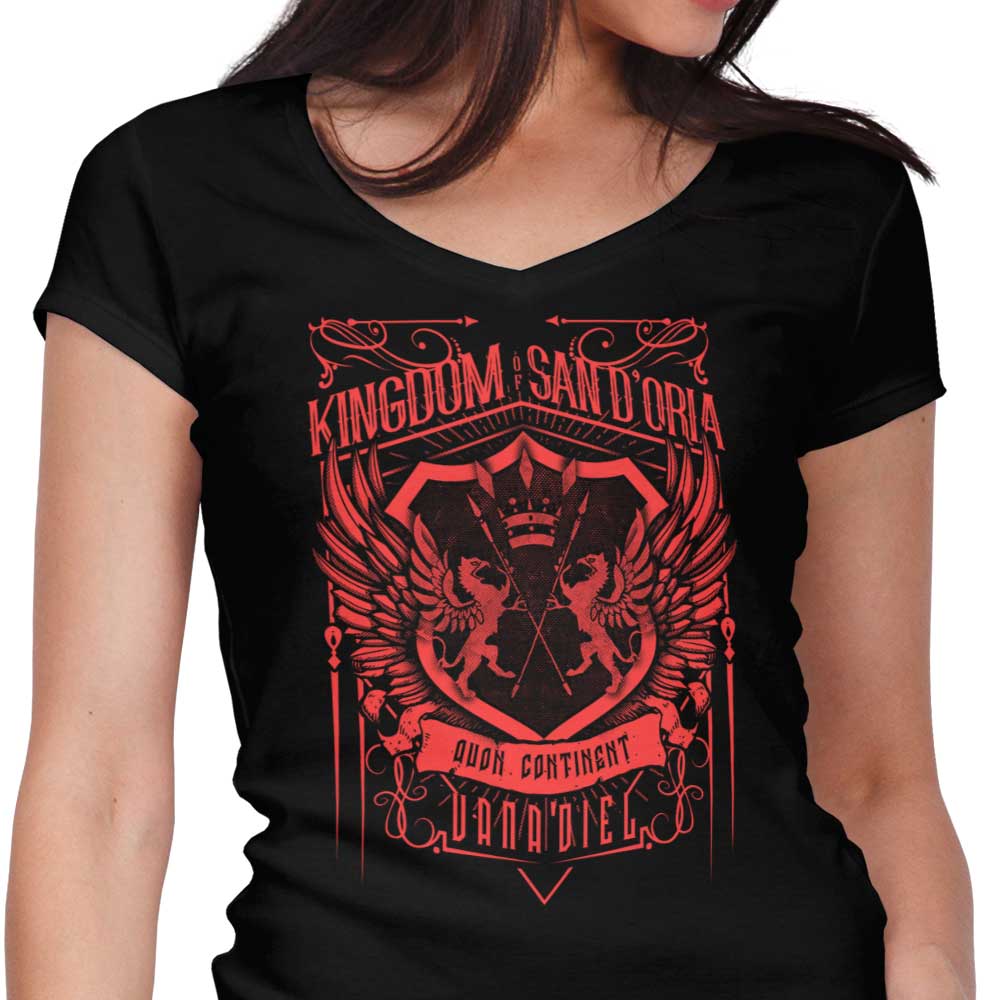 Classic Kingdom Women's V-Neck - Adult & Kids T-Shirts, Sweatshirts & Hoodies apparel design preview 1