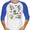 Classic Neighbors 3/4 Sleeve Raglan - Adult & Kids T-Shirts, Sweatshirts & Hoodies apparel design preview 1