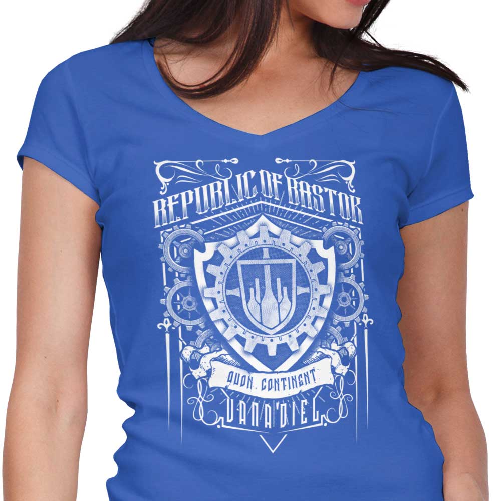 Classic Republic Women's V-Neck - Adult & Kids T-Shirts, Sweatshirts & Hoodies apparel design preview 1