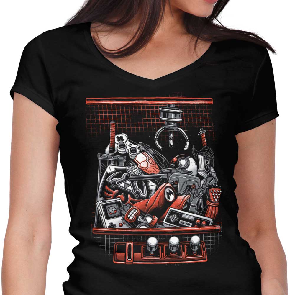 Claw Adventure Women's V-Neck - Adult & Kids T-Shirts, Sweatshirts & Hoodies apparel design preview 1