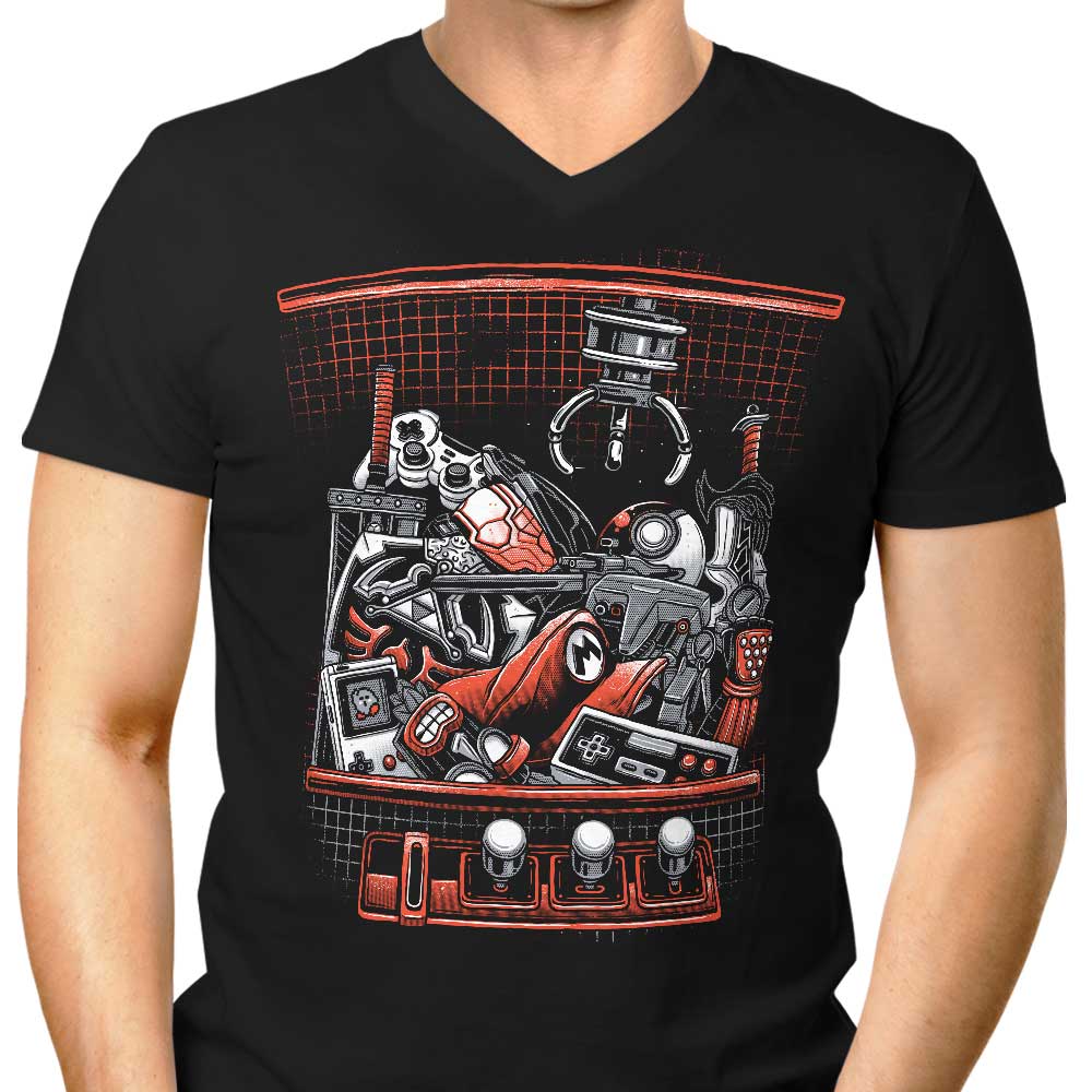 Claw Adventure Men's V-Neck - Adult & Kids T-Shirts, Sweatshirts & Hoodies apparel design preview 1