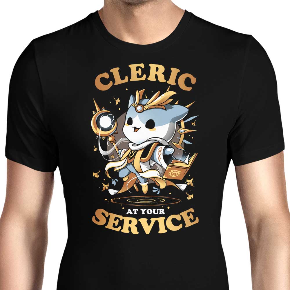 Cleric at Your Service Men's Apparel - Adult & Kids T-Shirts, Sweatshirts & Hoodies apparel design preview 1