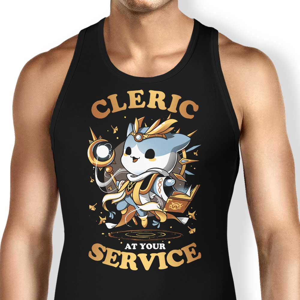 Cleric at Your Service Tank Top - Adult & Kids T-Shirts, Sweatshirts & Hoodies apparel design preview 1