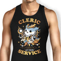 Cleric at Your Service Tank Top - Adult & Kids T-Shirts, Sweatshirts & Hoodies apparel design preview 1