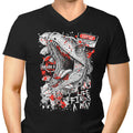 Clever Dino Men's V-Neck - Adult & Kids T-Shirts, Sweatshirts & Hoodies apparel design preview 1