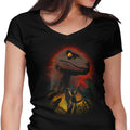 Clever Silhouette Women's V-Neck - Adult & Kids T-Shirts, Sweatshirts & Hoodies apparel design preview 1