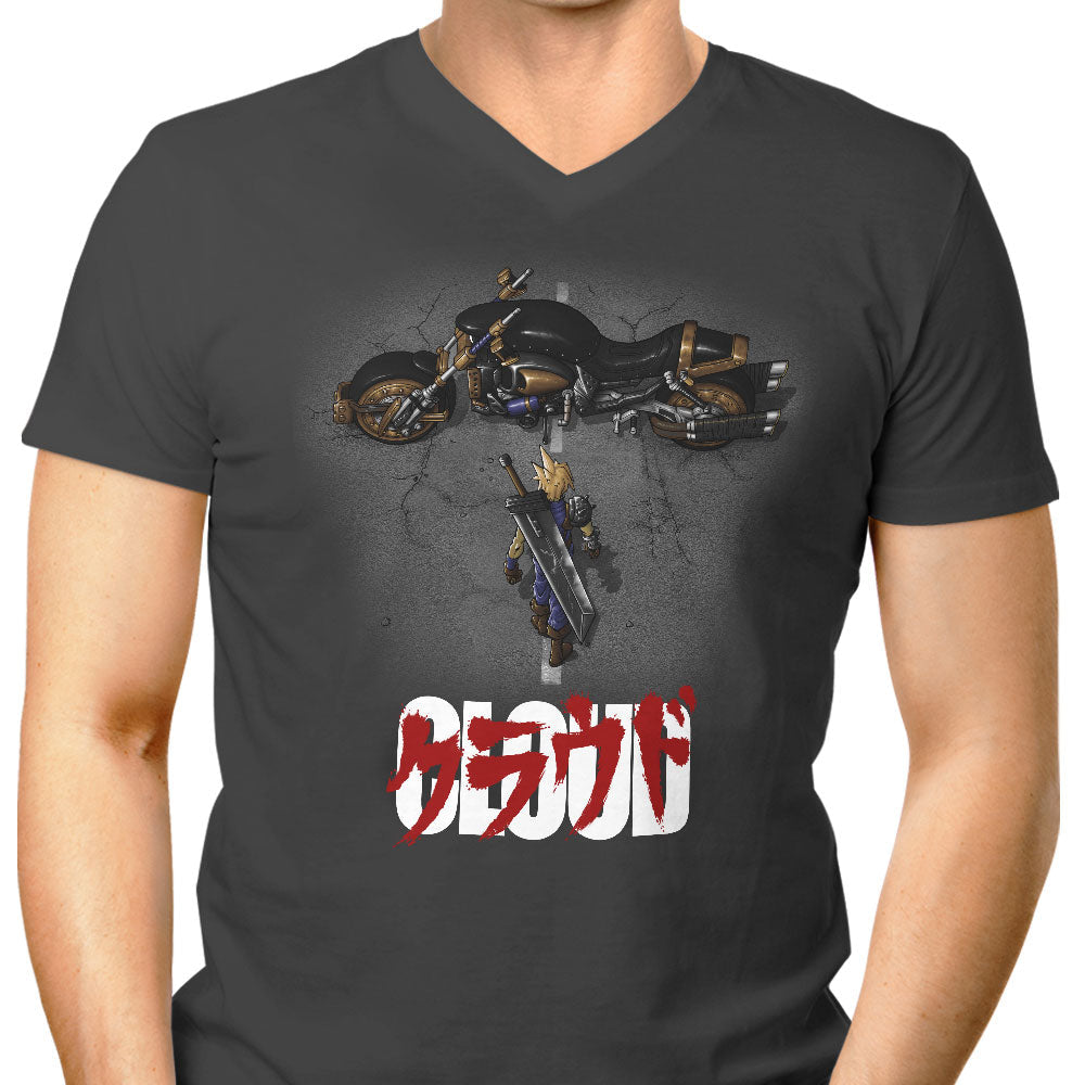 Cloud Men's V-Neck - Adult & Kids T-Shirts, Sweatshirts & Hoodies apparel design preview 1