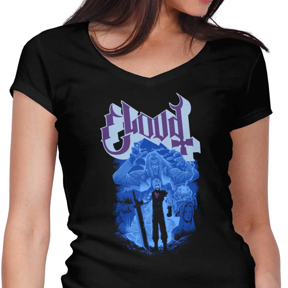 Cloud Storm Women's V-Neck - Adult & Kids T-Shirts, Sweatshirts & Hoodies apparel design preview 1
