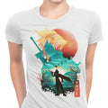 Cloud Ukiyo-e Women's Apparel - Adult & Kids T-Shirts, Sweatshirts & Hoodies apparel design preview 1