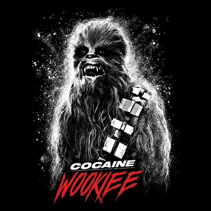 Cocaine Wookie Men's Apparel - Adult & Kids T-Shirts, Sweatshirts & Hoodies apparel design preview 2