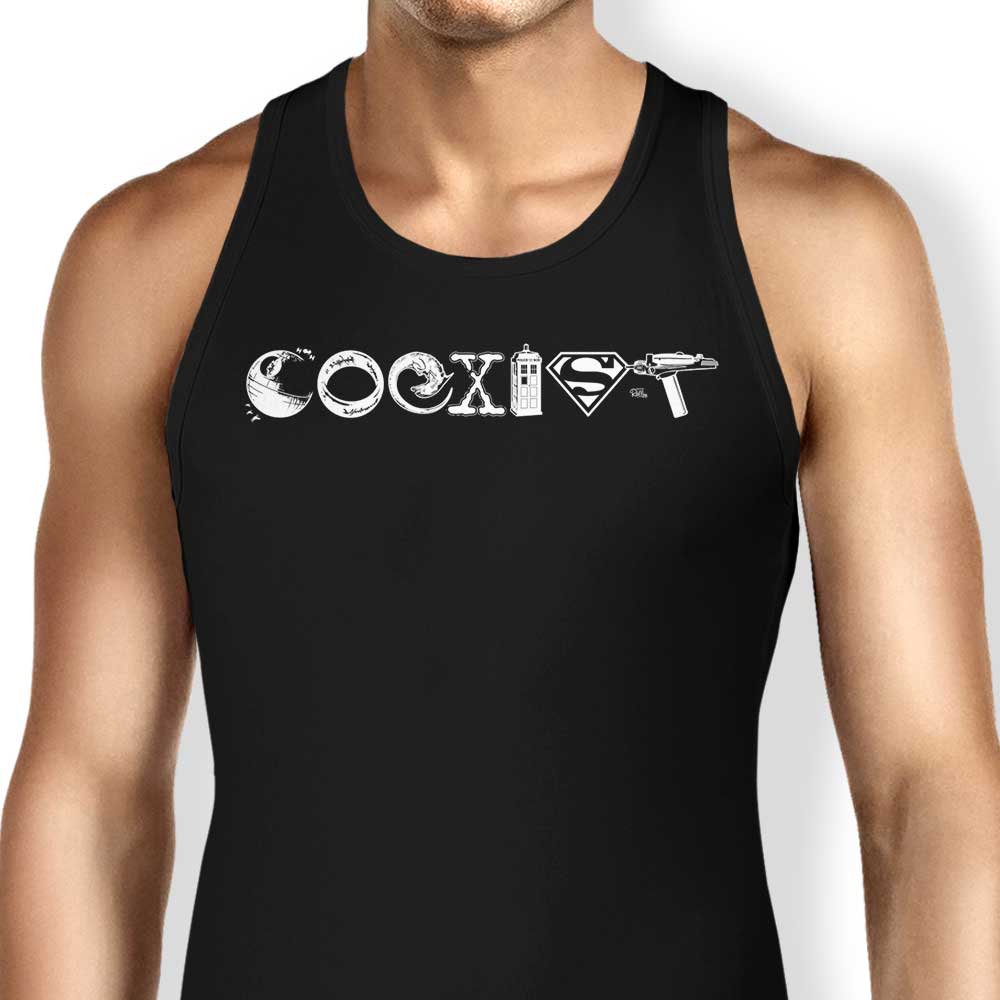 Coexist Tank Top - Adult & Kids T-Shirts, Sweatshirts & Hoodies apparel design preview 1
