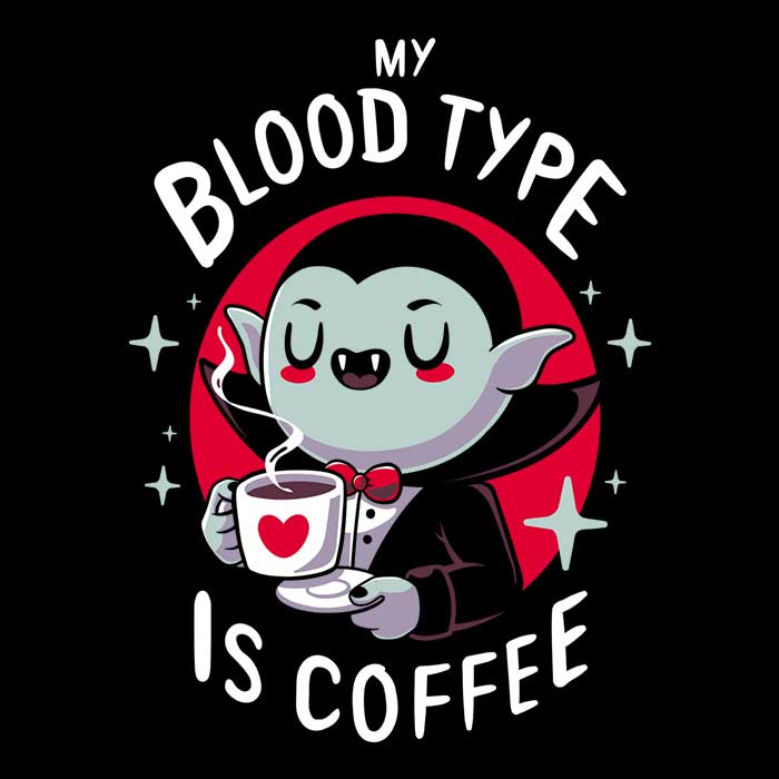 Coffee Vampire Youth Apparel - Adult & Kids T-Shirts, Sweatshirts & Hoodies apparel design preview 2