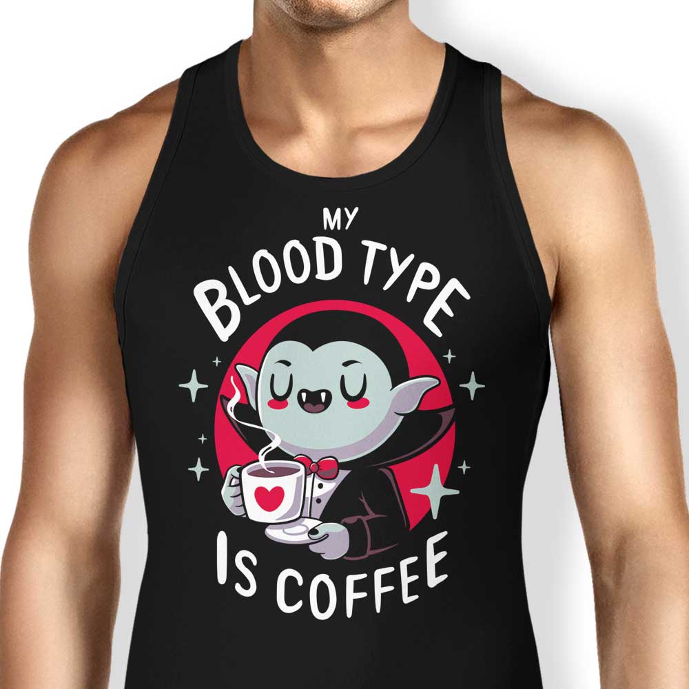 Coffee Vampire Tank Top - Adult & Kids T-Shirts, Sweatshirts & Hoodies apparel design preview 1