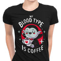 Coffee Vampire Women's Apparel - Adult & Kids T-Shirts, Sweatshirts & Hoodies apparel design preview 1