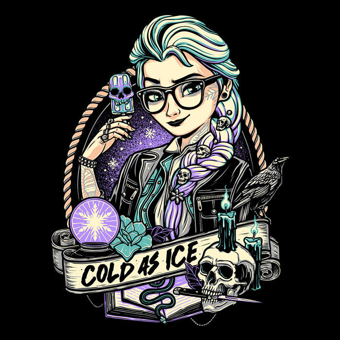 Cold as Ice Women's V-Neck - Adult & Kids T-Shirts, Sweatshirts & Hoodies apparel design preview 2