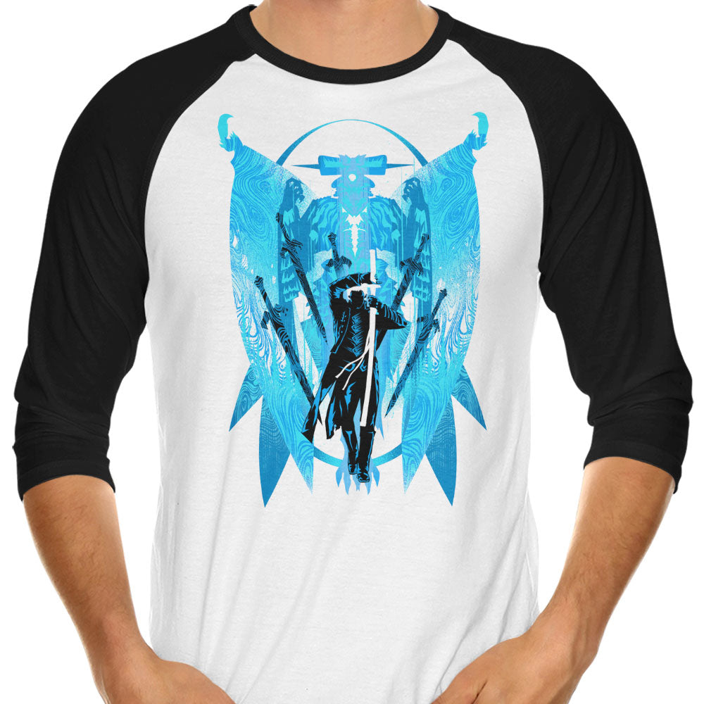 Cold Resolve 3/4 Sleeve Raglan - Adult & Kids T-Shirts, Sweatshirts & Hoodies apparel design preview 1