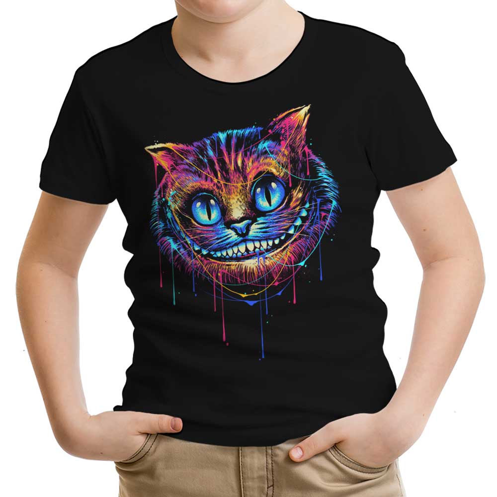 Colorful Cat Youth Apparel - Adult & Kids T-Shirts, Sweatshirts & Hoodies apparel design preview 1