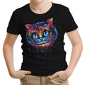 Colorful Cat Youth Apparel - Adult & Kids T-Shirts, Sweatshirts & Hoodies apparel design preview 1