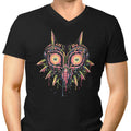 Colorful Mask Men's V-Neck - Adult & Kids T-Shirts, Sweatshirts & Hoodies apparel design preview 1