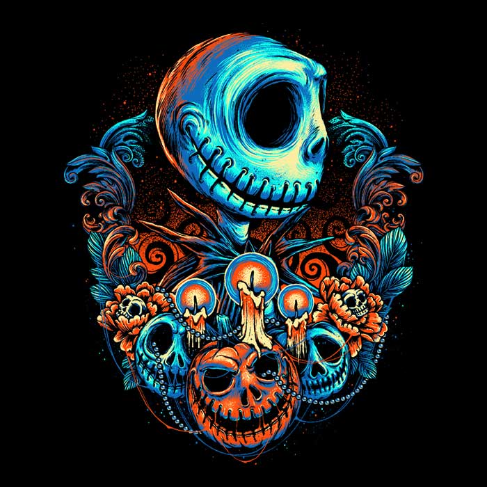 Colorful Pumpkin King Men's Apparel - Adult & Kids T-Shirts, Sweatshirts & Hoodies apparel design preview 2