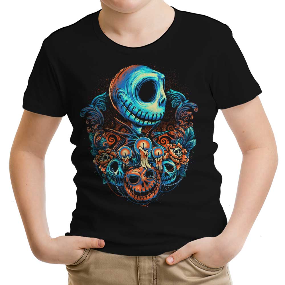 Colorful Pumpkin King Youth Apparel - Adult & Kids T-Shirts, Sweatshirts & Hoodies apparel design preview 1