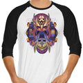 Colorful Thunder 3/4 Sleeve Raglan - Adult & Kids T-Shirts, Sweatshirts & Hoodies apparel design preview 1