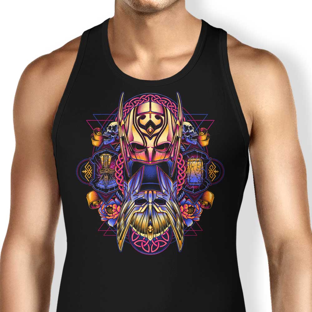 Colorful Thunder Tank Top - Adult & Kids T-Shirts, Sweatshirts & Hoodies apparel design preview 1