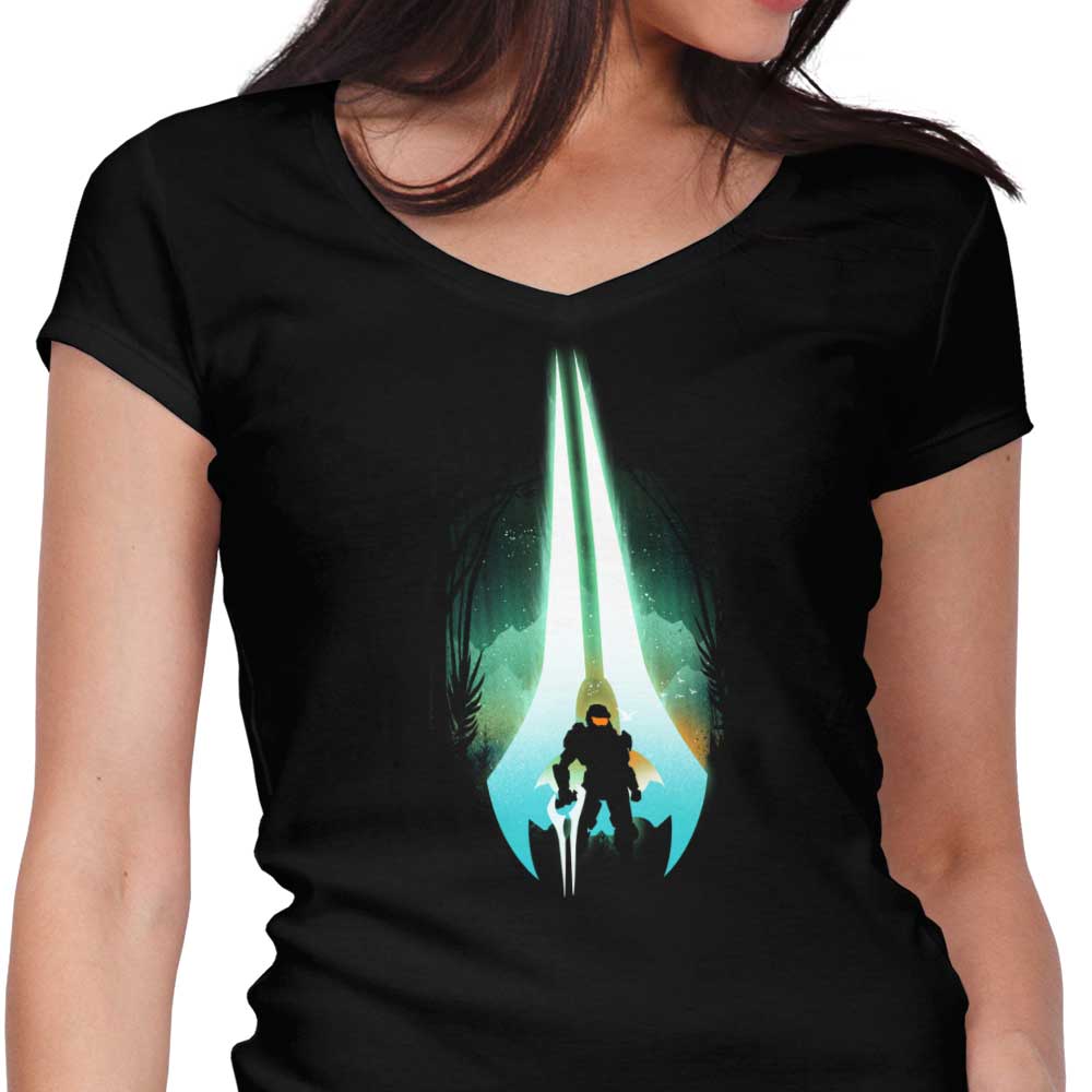 Combat Sword Women's V-Neck - Adult & Kids T-Shirts, Sweatshirts & Hoodies apparel design preview 1