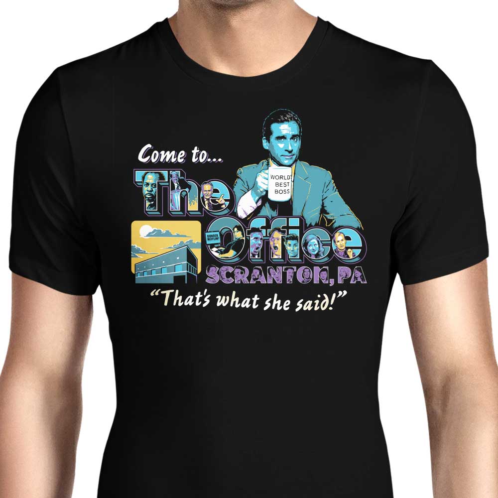 Come to Scranton Men's Apparel - Adult & Kids T-Shirts, Sweatshirts & Hoodies apparel design preview 1