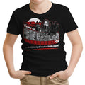 Come to Woodsboro Youth Apparel - Adult & Kids T-Shirts, Sweatshirts & Hoodies apparel design preview 1