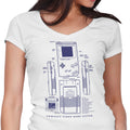 Compact Gaming Women's V-Neck - Adult & Kids T-Shirts, Sweatshirts & Hoodies apparel design preview 1