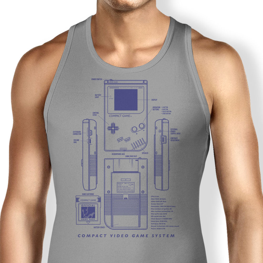 Compact Gaming Tank Top - Adult & Kids T-Shirts, Sweatshirts & Hoodies apparel design preview 1
