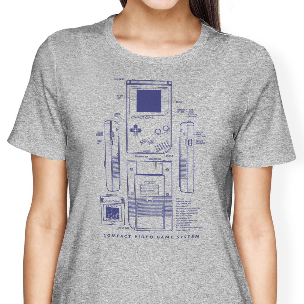 Compact Gaming Women's Apparel - Adult & Kids T-Shirts, Sweatshirts & Hoodies apparel design preview 1