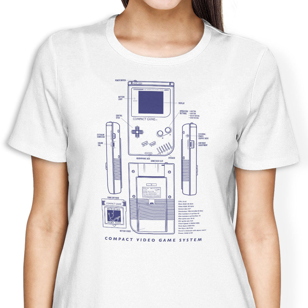 Compact Gaming Women's Apparel - Adult & Kids T-Shirts, Sweatshirts & Hoodies apparel design preview 2