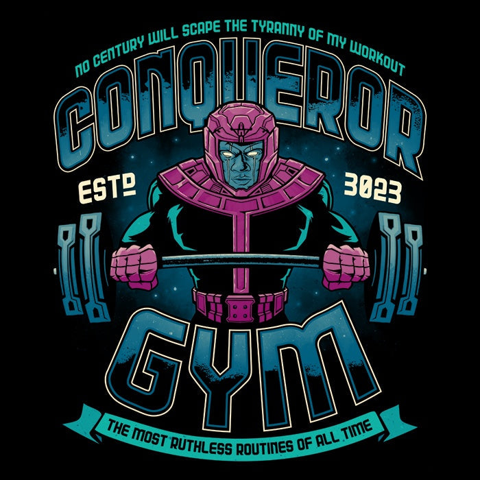 Conqueror Gym - Adult & Kids T-Shirts, Sweatshirts & Hoodies apparel design preview 2